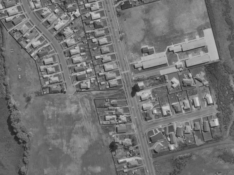 167 Burwood Road from the air, 1970-1974