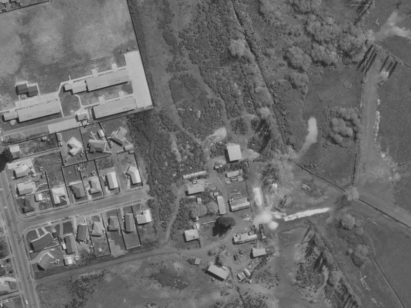 21 Clarevale Street from the air, 1970-1974