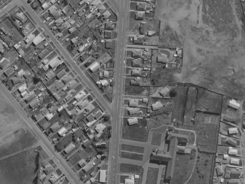 298 Bower Avenue from the air, 1970-1974