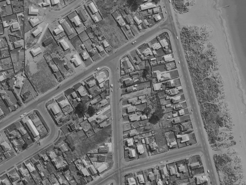 11a Jutland Street from the air, 1970-1974