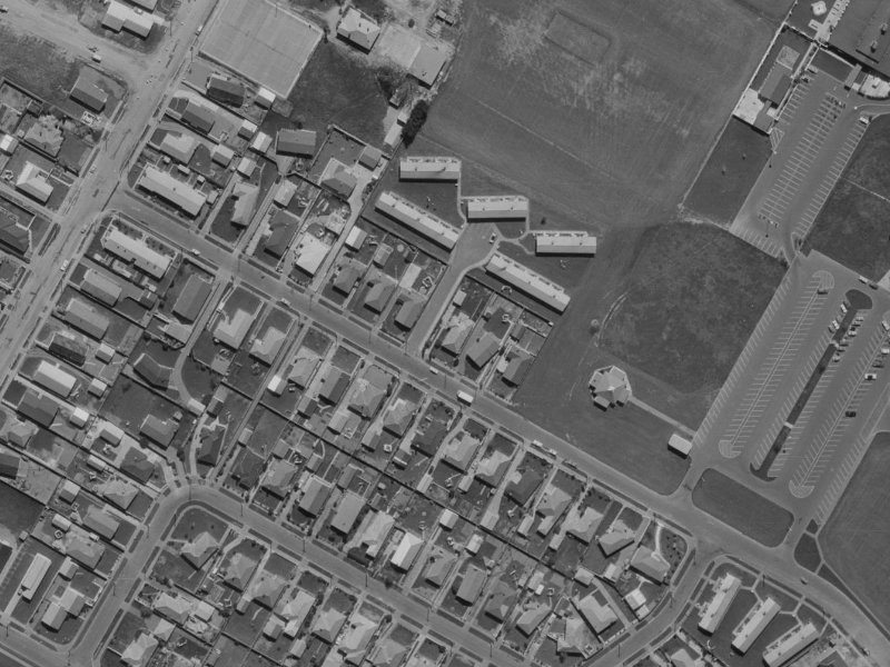 24 Raleigh Street from the air, 1970-1974