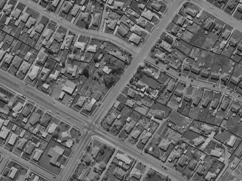 414B Greers Road from the air, 1970-1974
