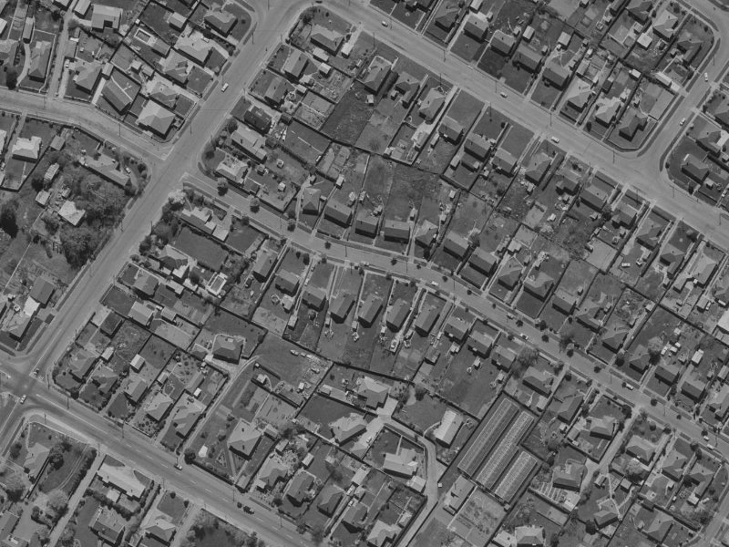 101 Hoani Street from the air, 1970-1974