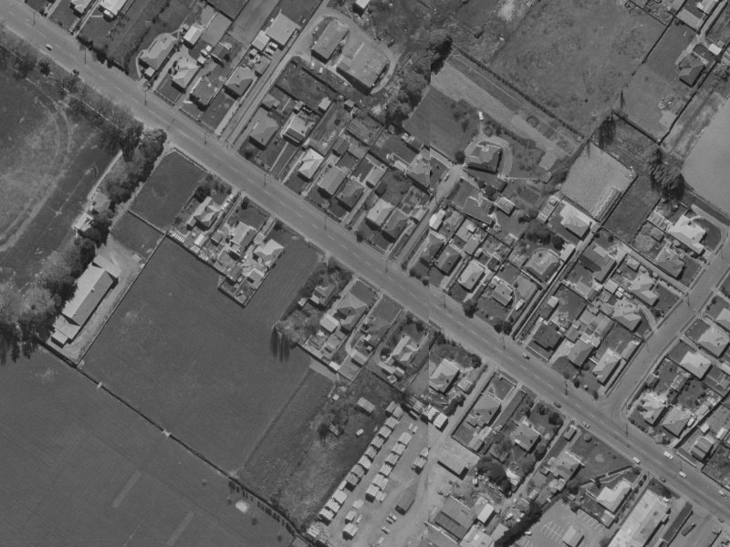 39 Sawyers Arms Road from the air, 1970-1974