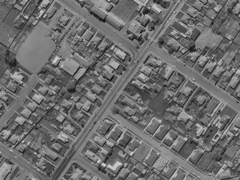 128 Main North Road from the air, 1970-1974