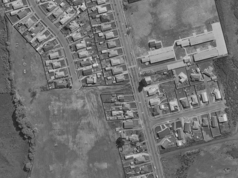 165 Burwood Road from the air, 1970-1974