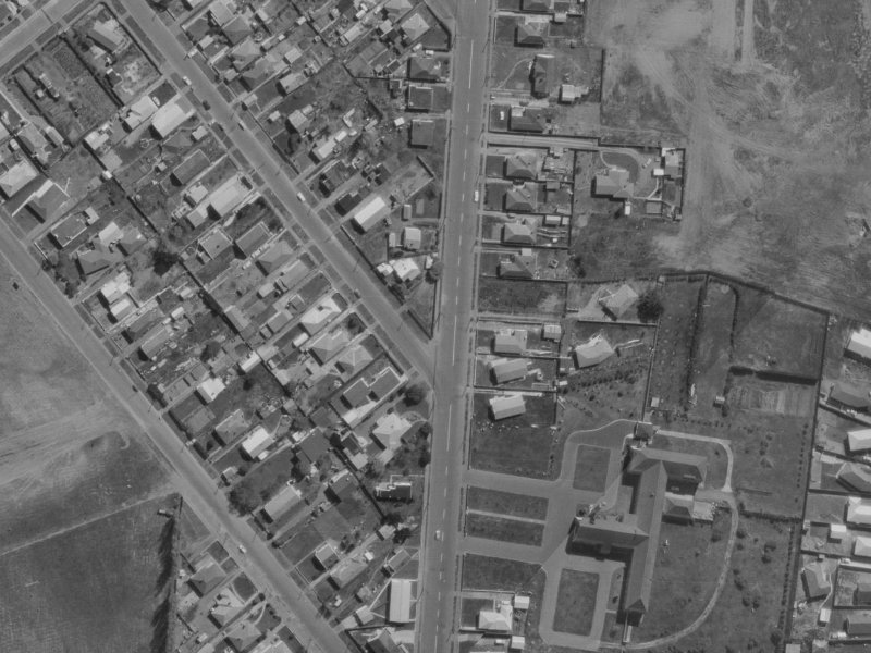 65 Flemington Avenue from the air, 1970-1974