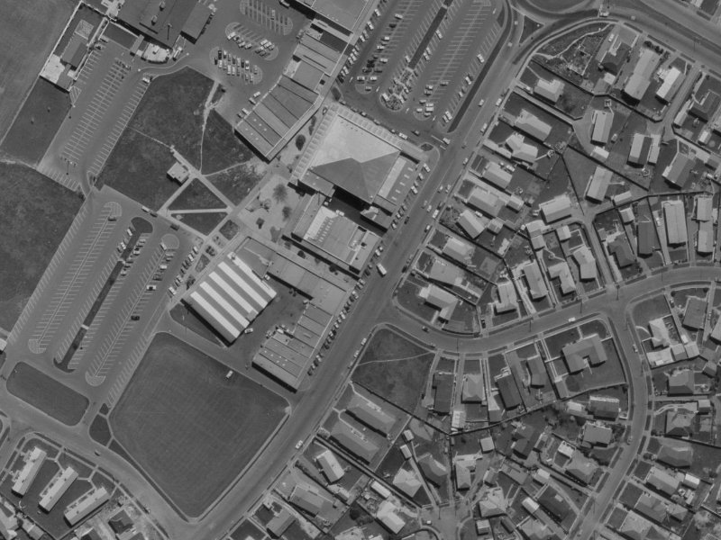 103 Farrington Avenue from the air, 1970-1974