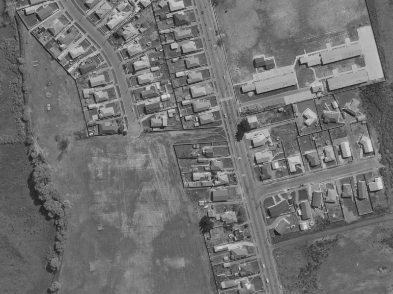 163B Burwood Road from the air, 1970-1974