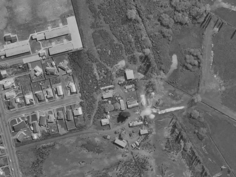 22 Clarevale Street from the air, 1970-1974
