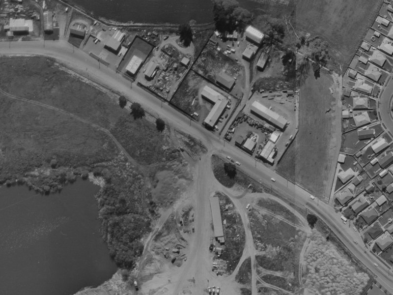 501 Wairakei Road from the air, 1970-1974