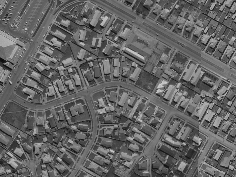 20 Eastling Street from the air, 1970-1974