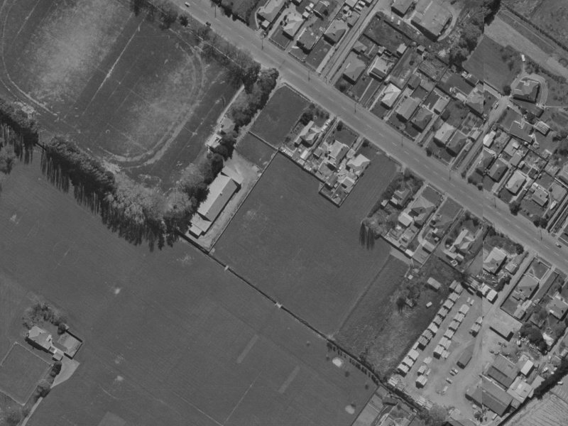 Sawyers Arms Road from the air, 1970-1974