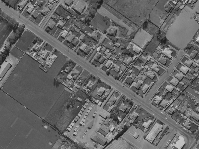 22A Sawyers Arms Road from the air, 1970-1974