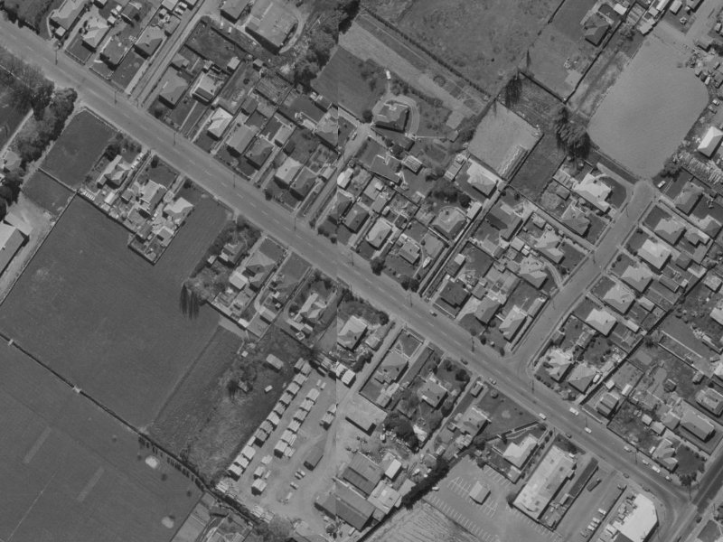 22 Sawyers Arms Road from the air, 1970-1974