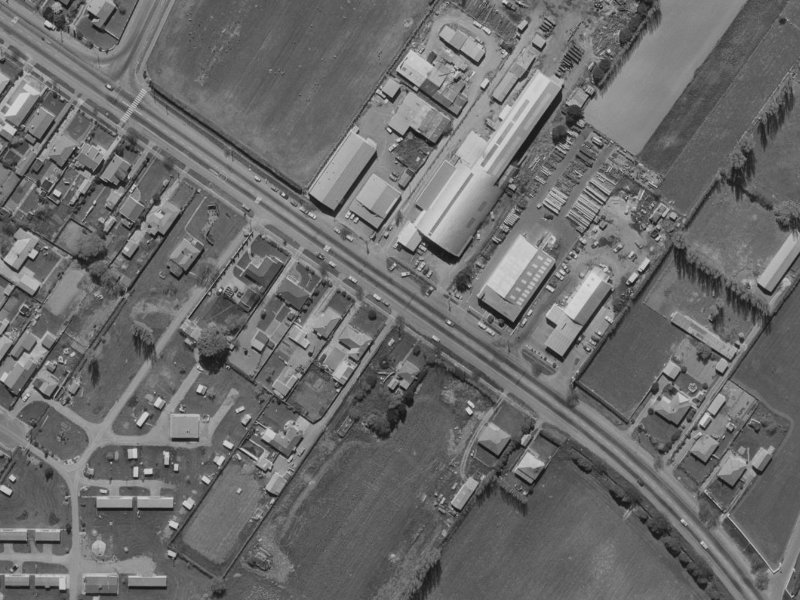 517 Cranford Street from the air, 1970-1974