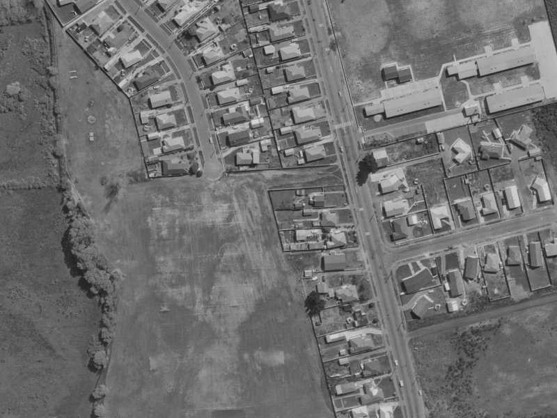 163A Burwood Road from the air, 1970-1974