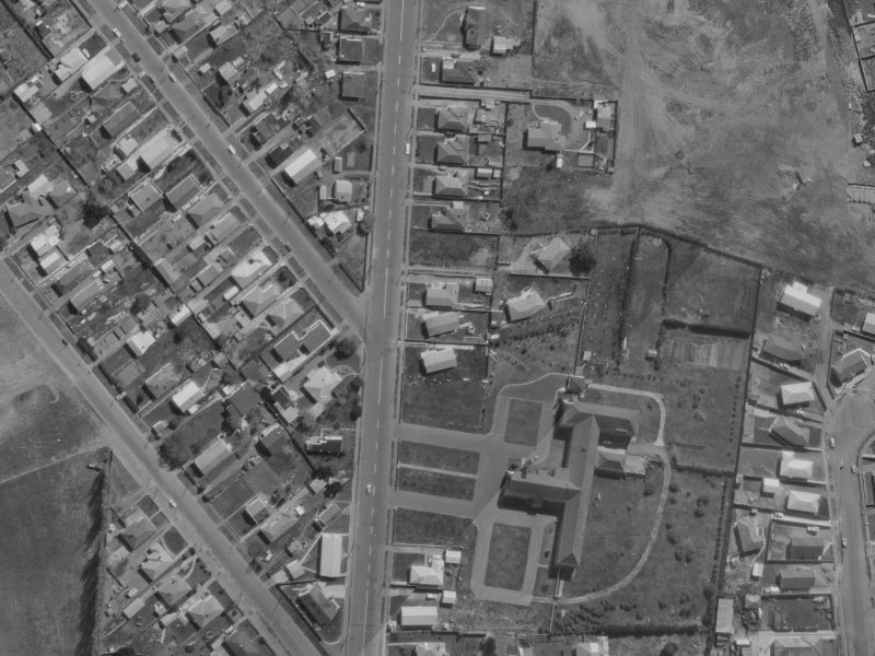 294 Bower Avenue from the air, 1970-1974