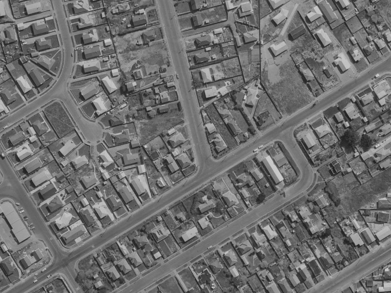 76 Britannia Street from the air, 1970-1974