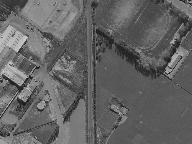 40R Langdons Road from the air, 1970-1974