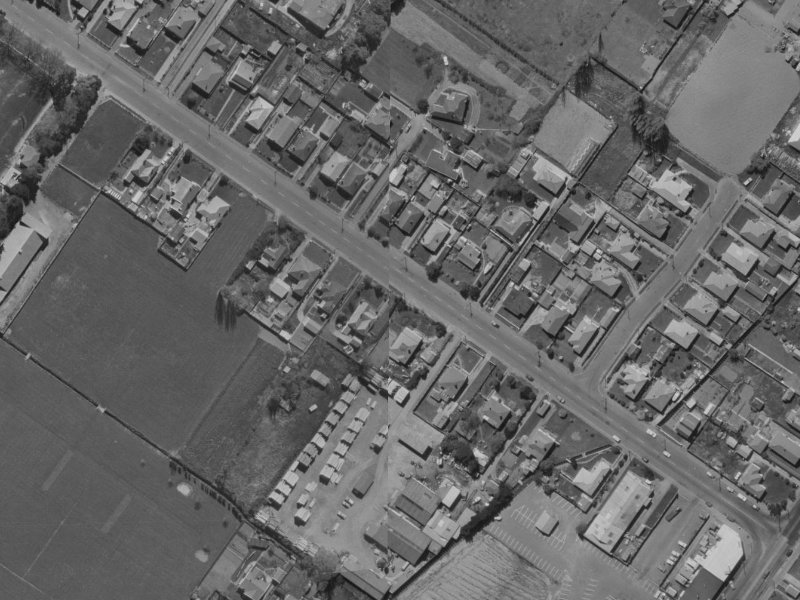 33 Sawyers Arms Road from the air, 1970-1974