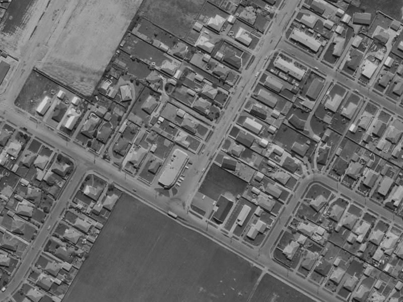 2A Leacroft Street from the air, 1970-1974