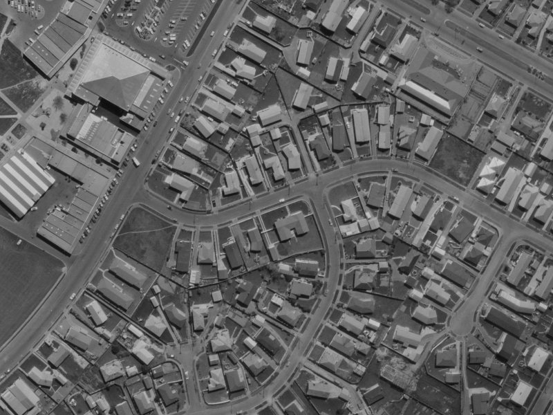 5 Eastling Street from the air, 1970-1974