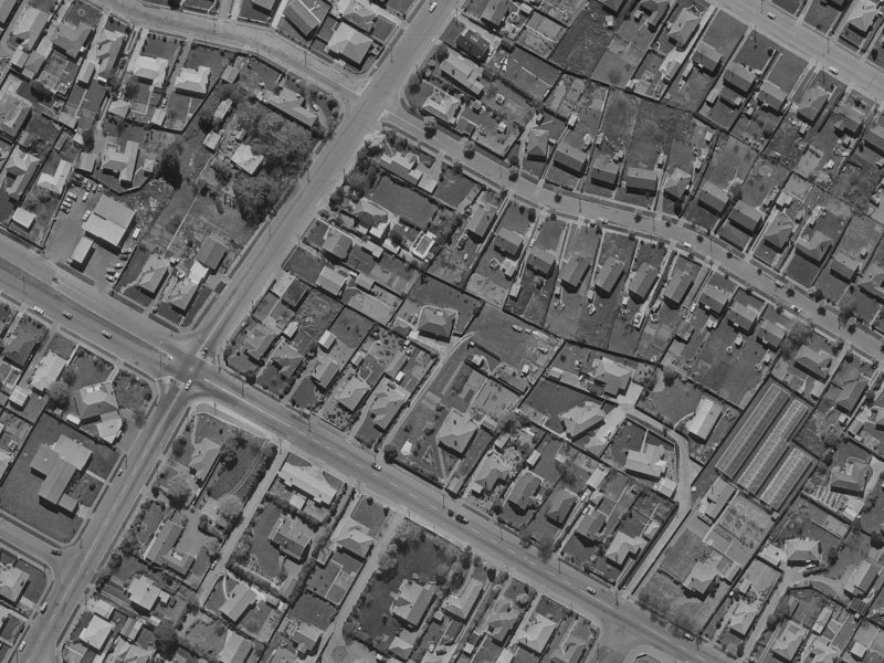192 Harewood Road from the air, 1970-1974