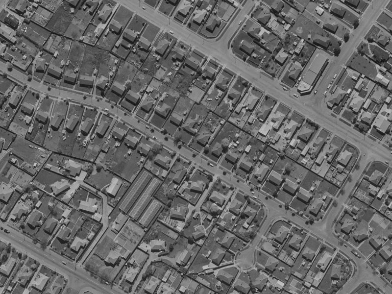 84 Hoani Street from the air, 1970-1974