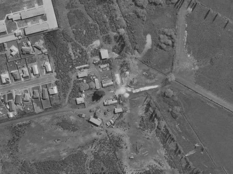 9 Country Place from the air, 1970-1974