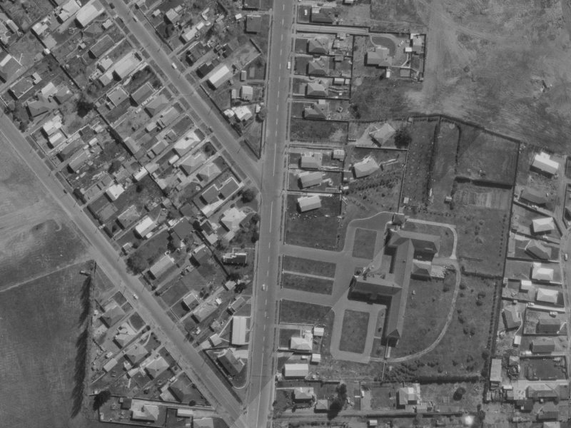 292 Bower Avenue from the air, 1970-1974