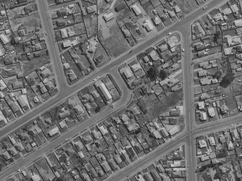 20 Tedder Avenue from the air, 1970-1974