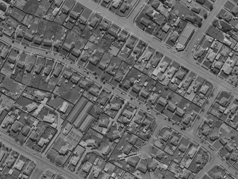 82 Hoani Street from the air, 1970-1974