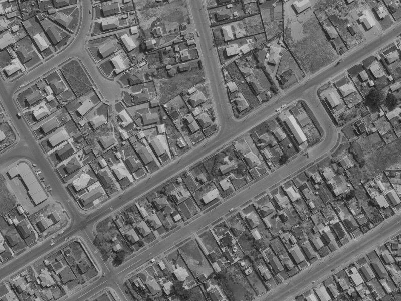 68 Pacific Road from the air, 1970-1974