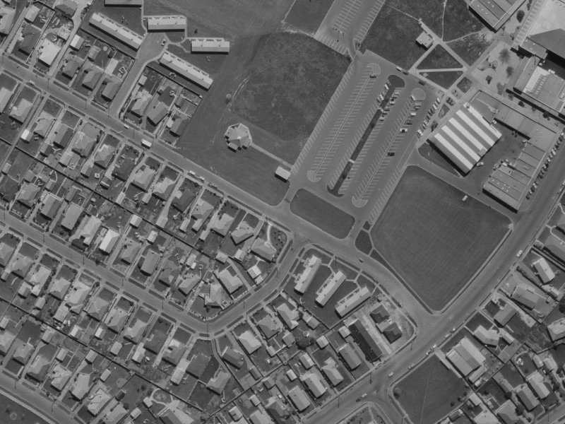 12 Raleigh Street from the air, 1970-1974
