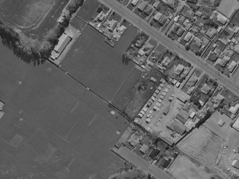 25 Sawyers Arms Road from the air, 1970-1974