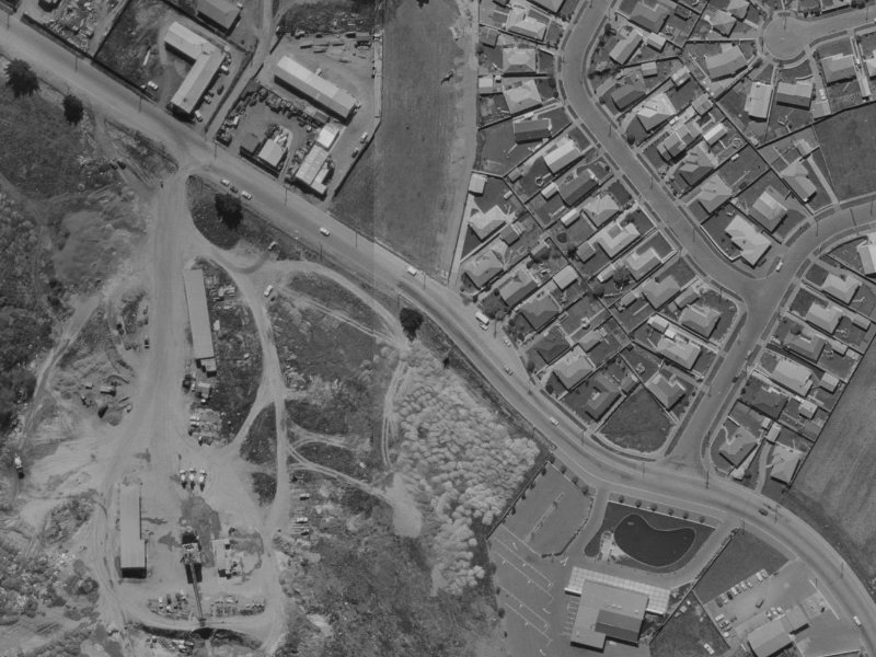 475 Wairakei Road from the air, 1970-1974