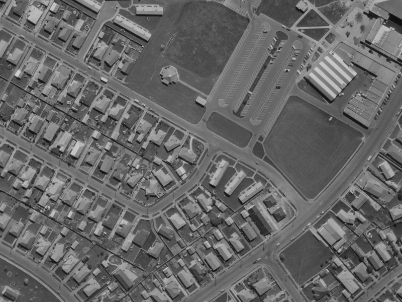 11 Raleigh Street from the air, 1970-1974