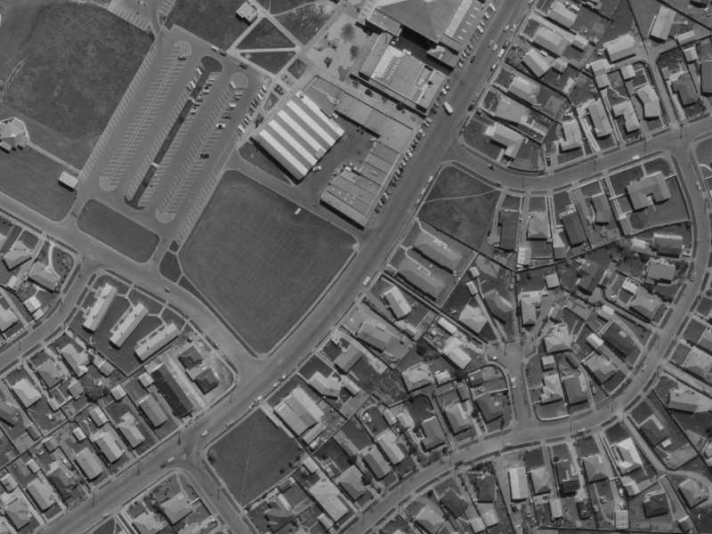 113 Farrington Avenue from the air, 1970-1974