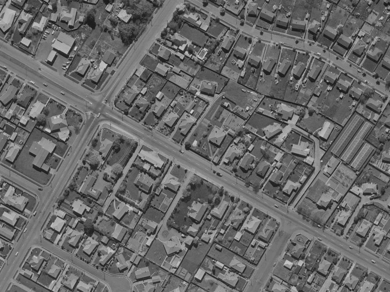 188B Harewood Road from the air, 1970-1974