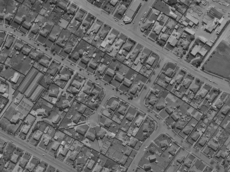 72A Hoani Street from the air, 1970-1974