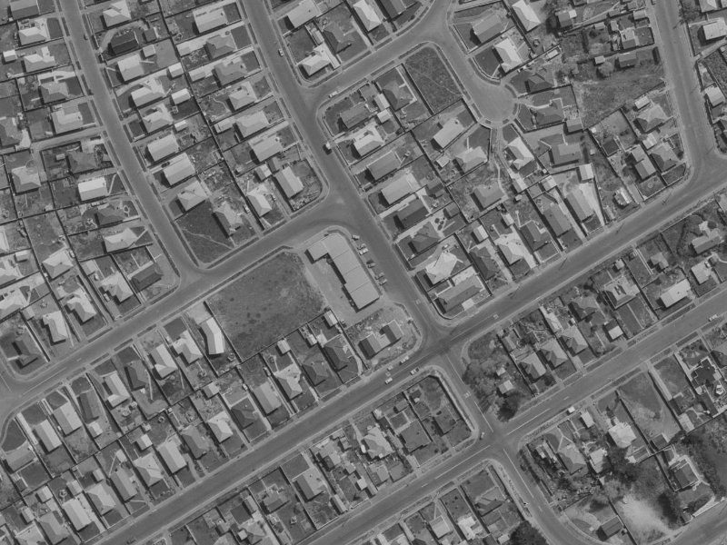 83 Effingham Street from the air, 1970-1974