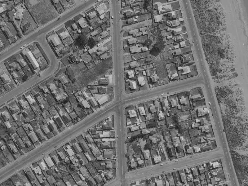 23-33 Jutland Street from the air, 1970-1974