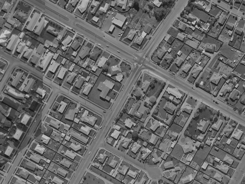 413 Greers Road from the air, 1970-1974