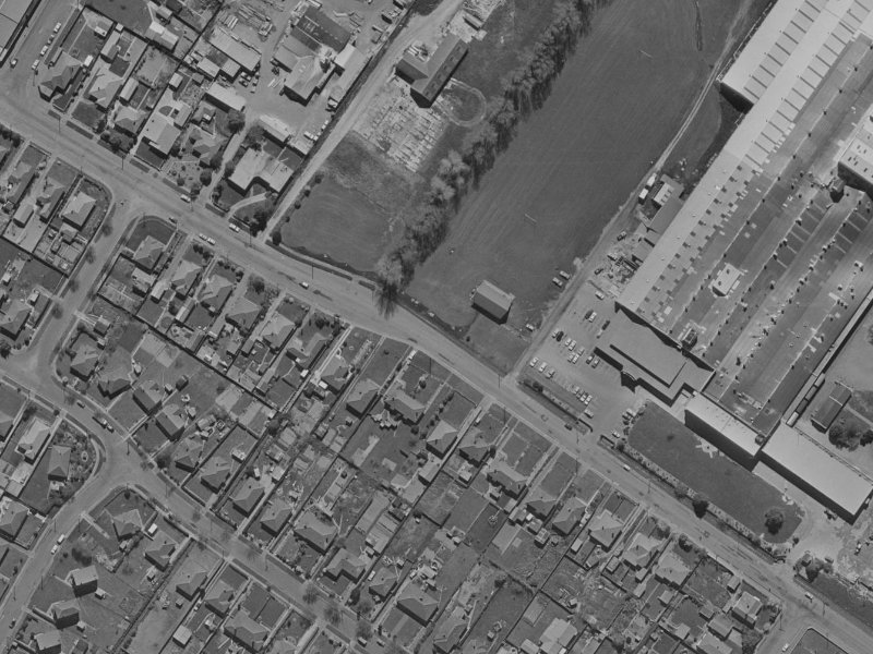 125 Langdons Road from the air, 1970-1974