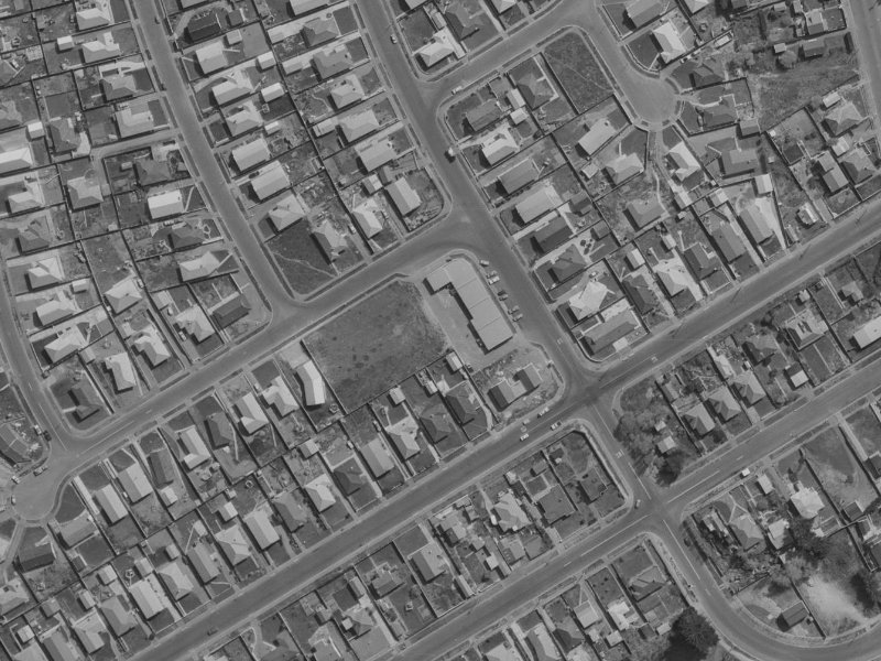 83E Effingham Street from the air, 1970-1974