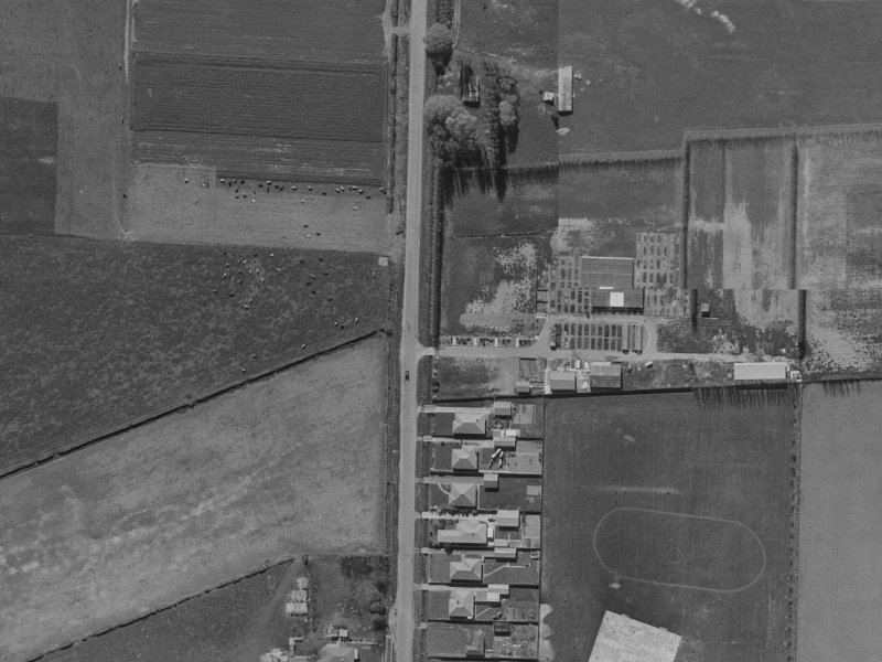 116 Philpotts Road from the air, 1970-1974