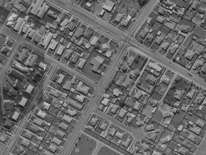 409 Greers Road from the air, 1970-1974