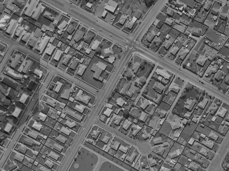 411 Greers Road from the air, 1970-1974