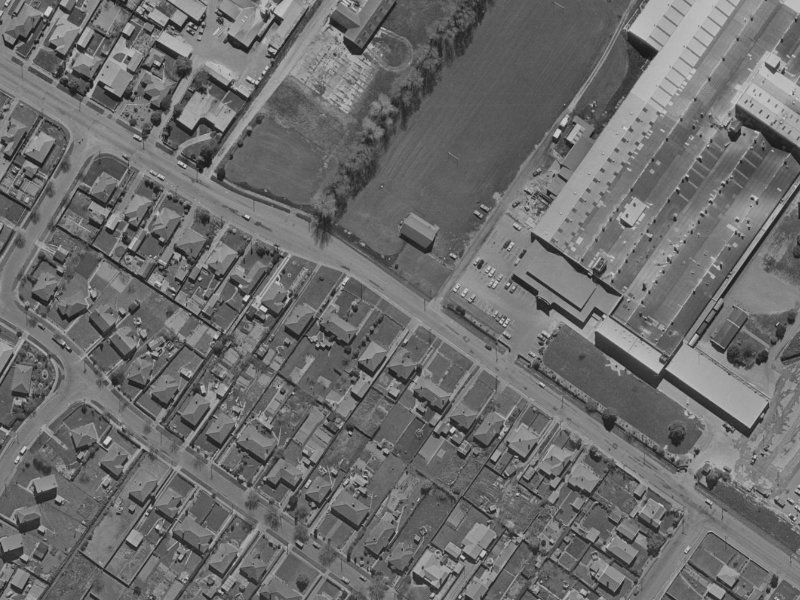 123 Langdons Road from the air, 1970-1974